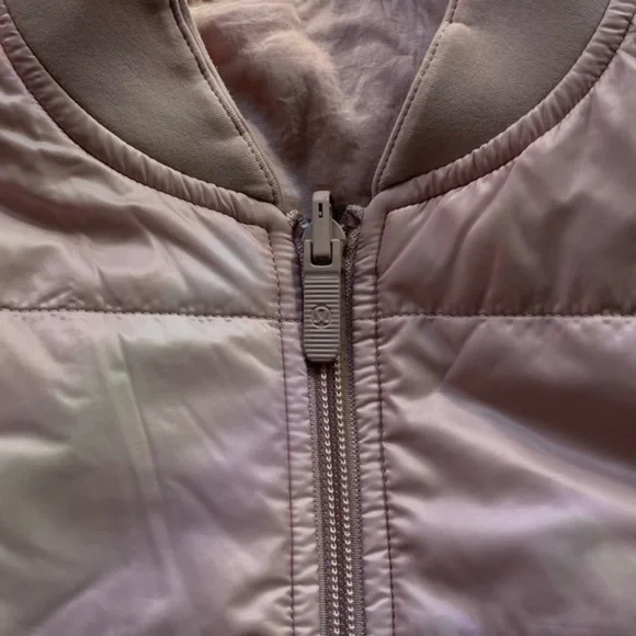 Lululemon dusty pink bomber jacket size small like new - Picture 13 of 13